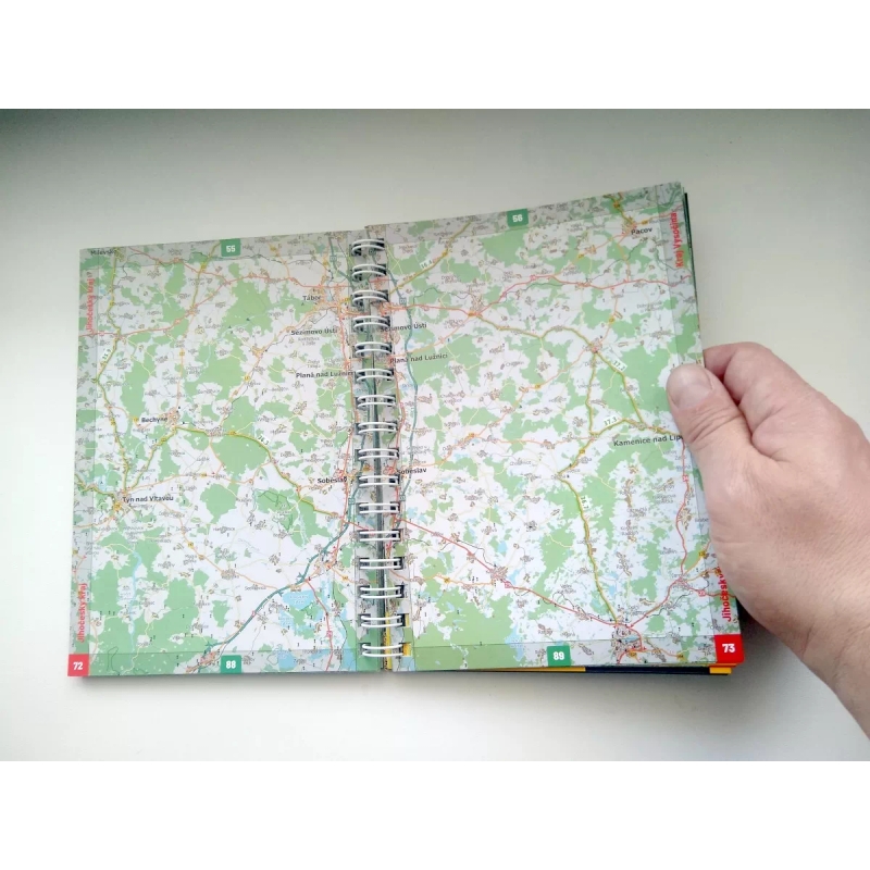 Motorradatlas der Tschechischen Republik