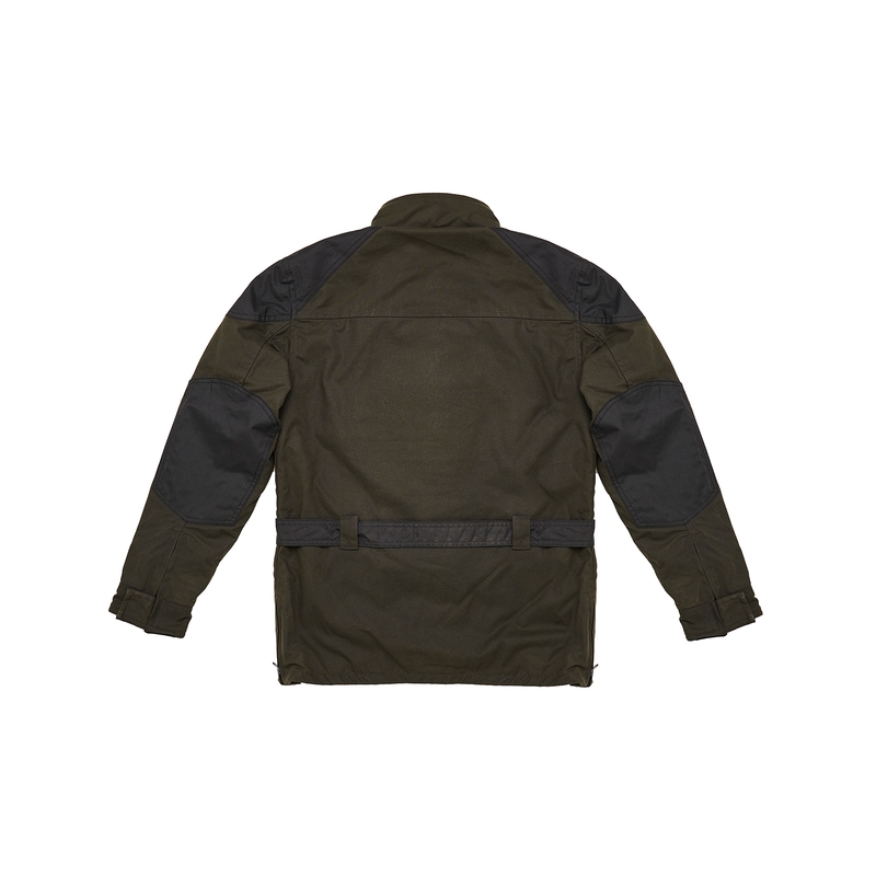 Fuel Bunker Motorradjacke grün-schwarz