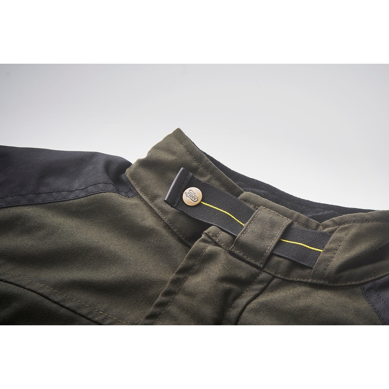 Fuel Bunker Motorradjacke grün-schwarz
