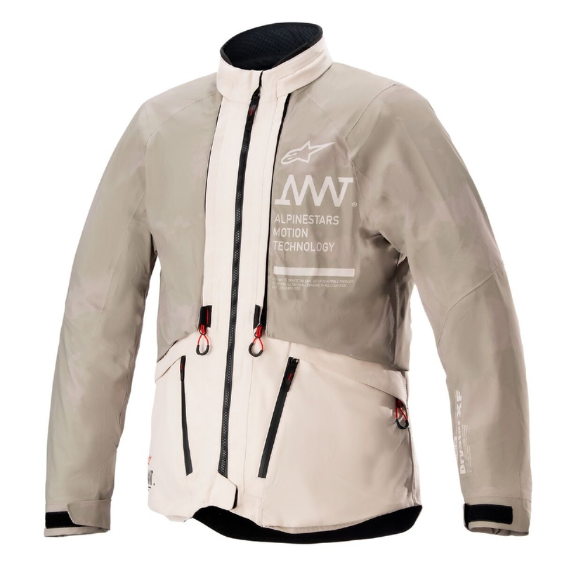 Motorradjacke Alpinestars AMT-10 Lab Drystar XF Camo Sand