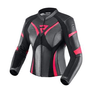 Women's Rebelhorn Rebel Schwarz-Fluo Pink Motorradjacke