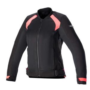 Damen-Motorradjacke Alpinestars Stella Eloise Air 2 Schwarz-Fluo-Pink