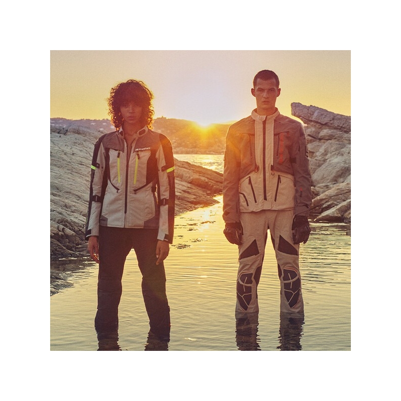 Alpinestars AMT-10R Drystar XF Motorradjacke Sand-Schwarz-Orange