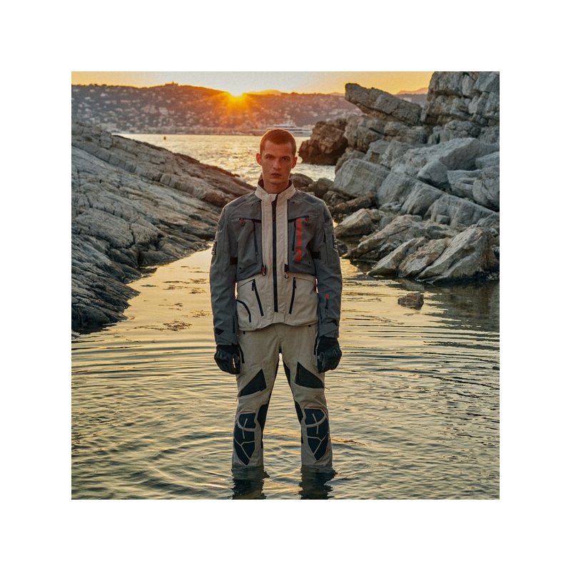 Alpinestars AMT-10R Drystar XF Motorradjacke Sand-Schwarz-Orange