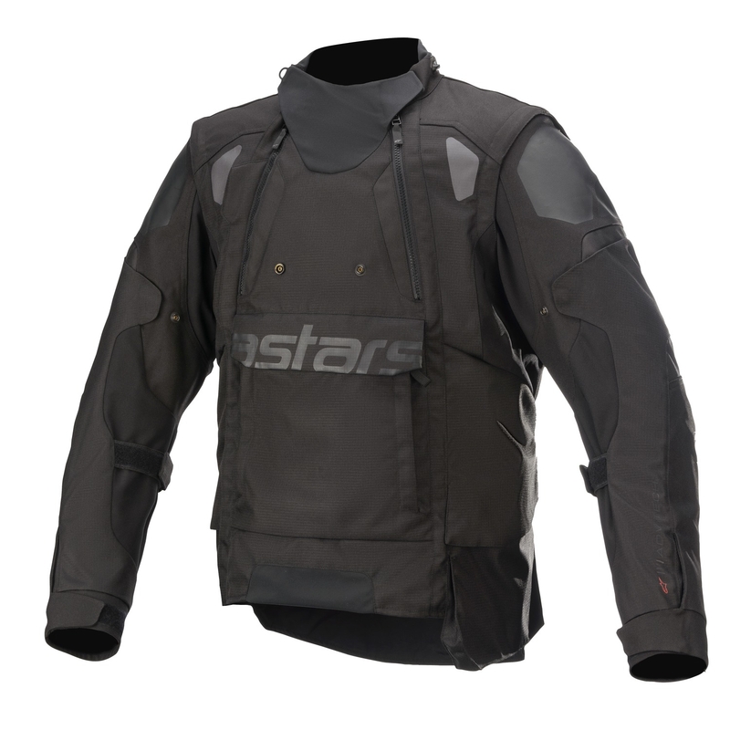 Motorradjacke Alpinestars Halo Drystar Schwarz-Schwarz