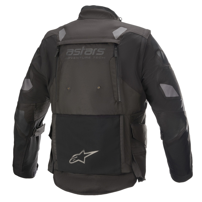 Motorradjacke Alpinestars Halo Drystar Schwarz-Schwarz