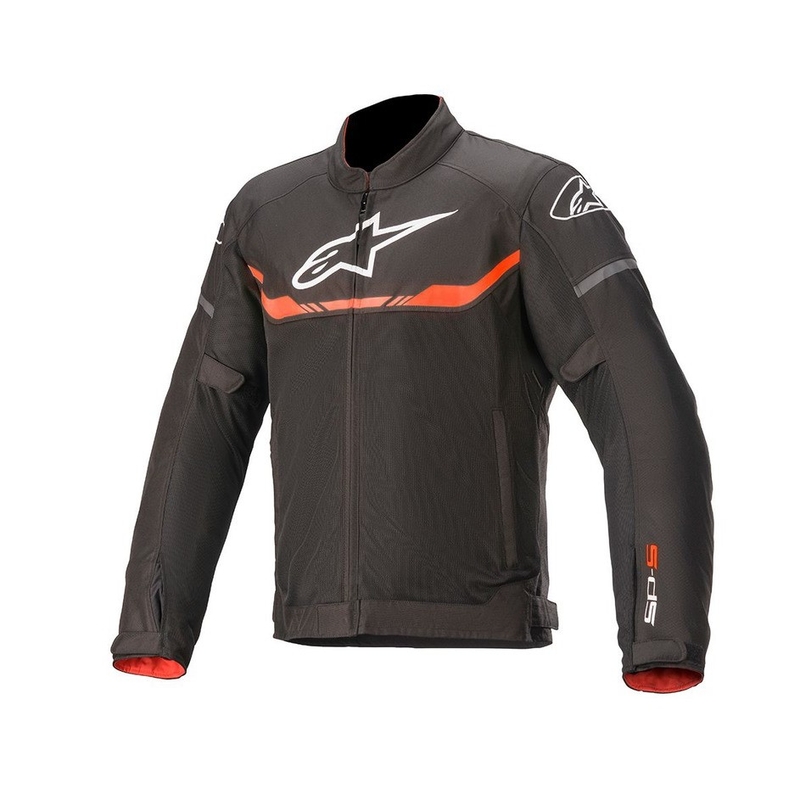 Alpinestars T-SPS Air Motorradjacke Schwarz-Fluorot