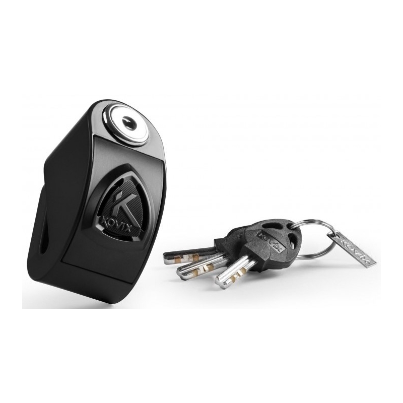 Scheibenbremsschloss mit Alarm KOVIX KD6 schwarz
