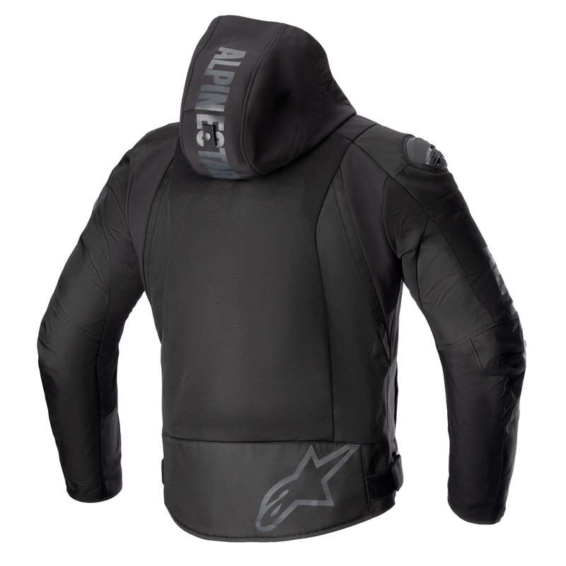 Alpinestars Zaca Air Wasserdichte Motorradjacke schwarz-schwarz