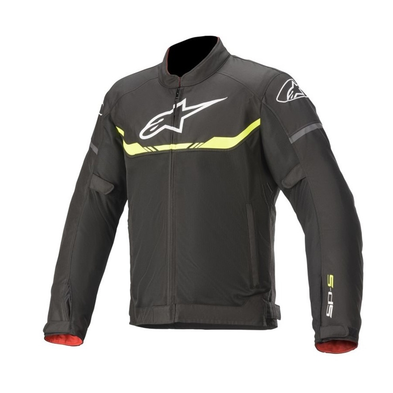 Alpinestars T-SPS Air Motorradjacke Schwarz-Fluogelb