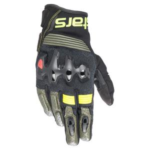 Alpinestars Halo Motorradhandschuhe schwarz-grün-fluogelb