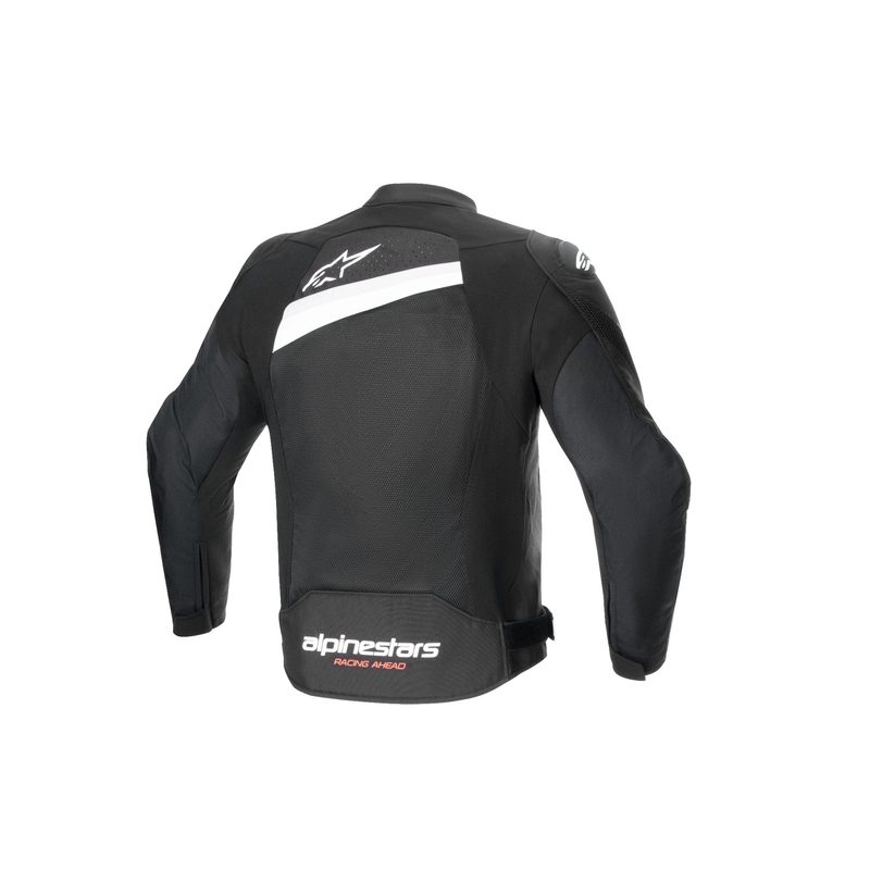 Alpinestars T-GP Plus R 4 Airflow Motorradjacke schwarz-weiß