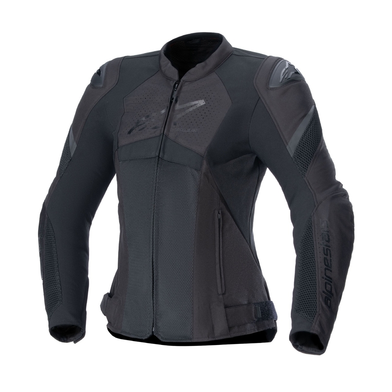 Damen-Motorradjacke Alpinestars Stella T-GP Plus R 4 Airflow schwarz-schwarz