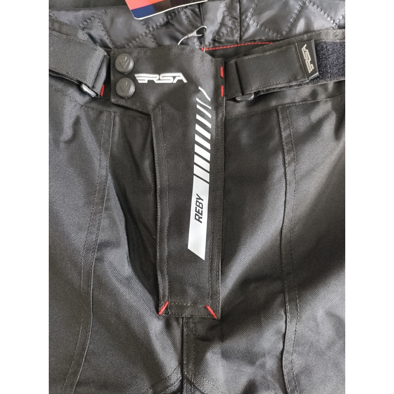Motorradhose RSA Greby 2 schwarz gekürzt - II. Qualität