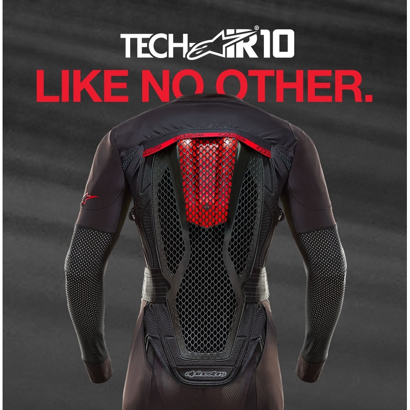 Alpinestars TECH-AIR®10 Airbagsystem schwarz-rot-grau