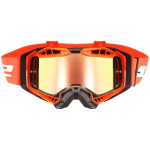 Motocross-Brille LS2 Aura PRO schwarz-orange Iridium-Plexiglas