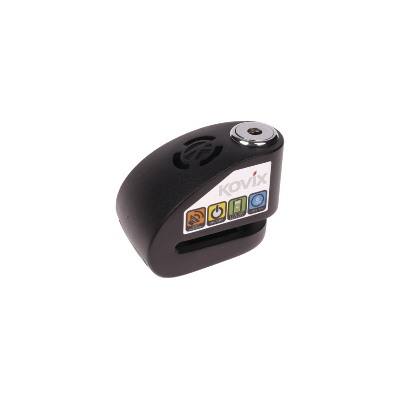 Scheibenbremsschloss mit Alarm KOVIX KDL6 schwarz
