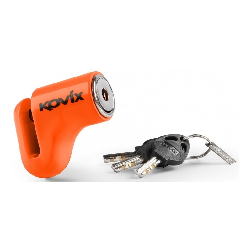 Scheibenbremsschloss KOVIX D1 orange
