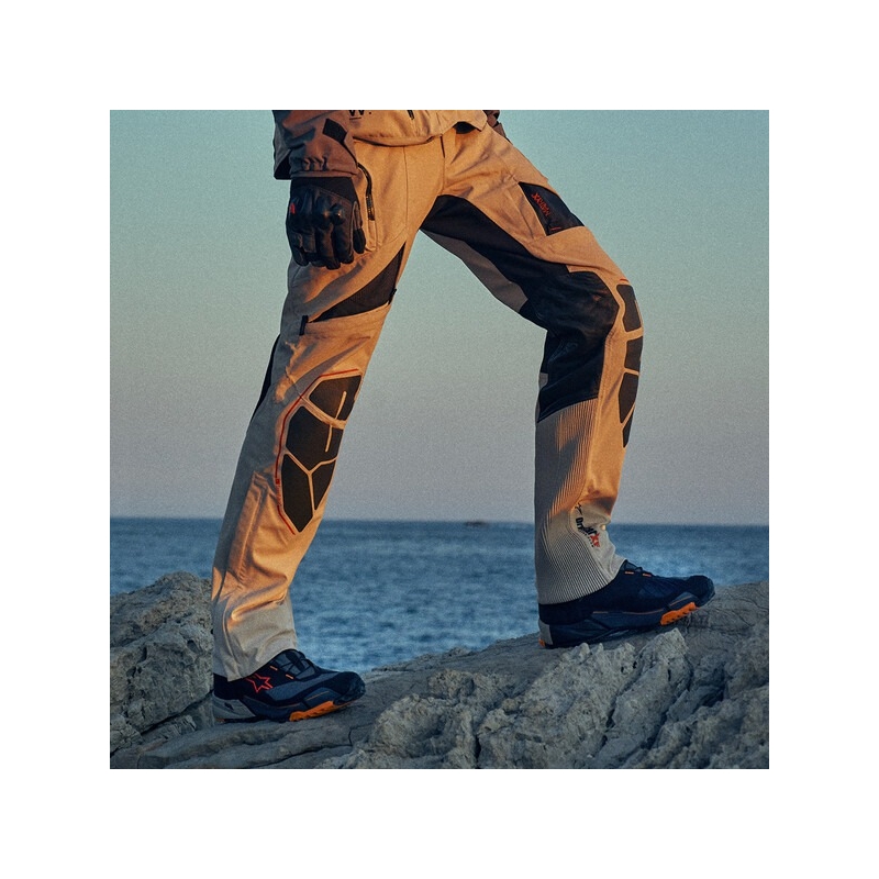 Alpinestars AMT-10R DRYSTAR XF Motorradhose Sand-Schwarz-Orange