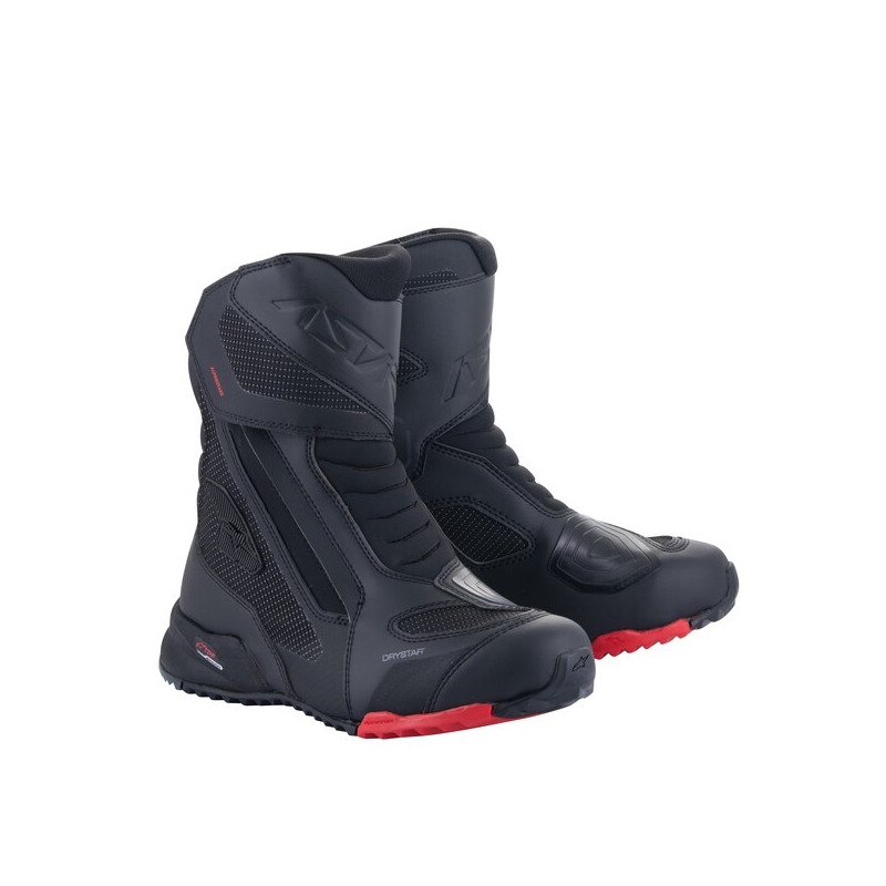 Alpinestars RT-7 DRYSTAR Motorradstiefel schwarz-rot