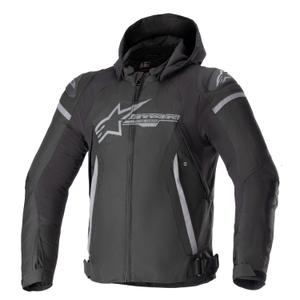 Wasserdichte Motorradjacke Alpinestars Zaca Schwarz-Dunkelgrau