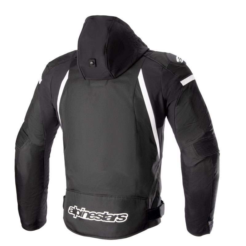 Alpinestars Zaca Wasserdichte Motorradjacke schwarz-weiß