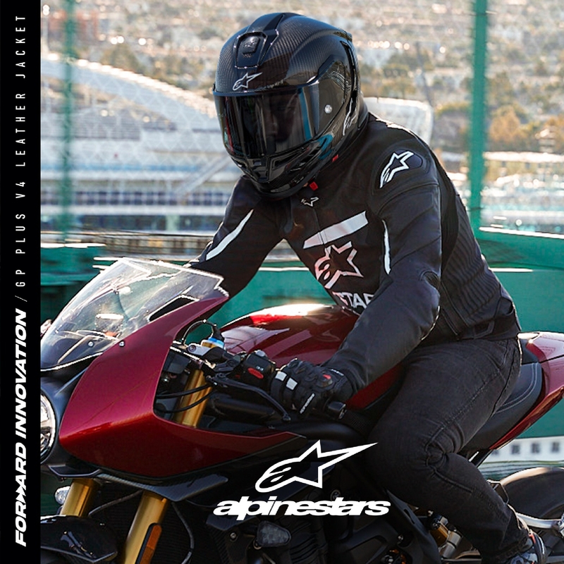 Alpinestars GP PLUS 4 Motorradjacke schwarz-weiß