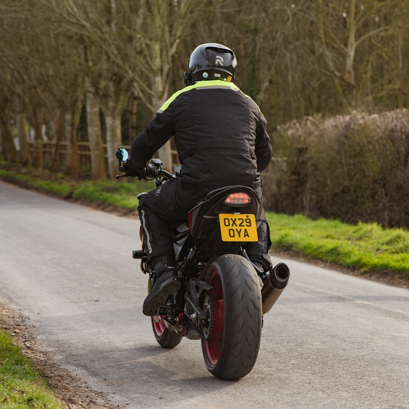 Oxford Spartan Long WP Motorradjacke schwarz