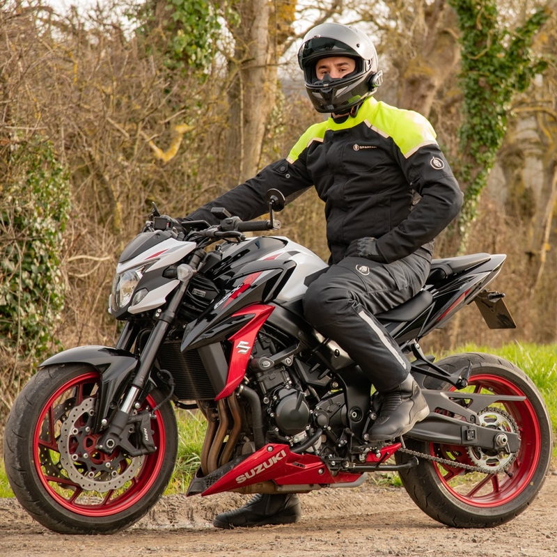 Oxford Spartan WP Kurze Motorradhose Schwarz