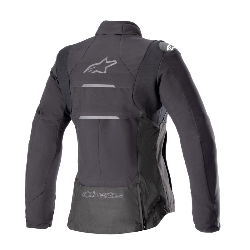 Damen Alpinestars Stella Alya Sport Wasserdichte Motorradjacke schwarz-schwarz