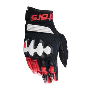 Alpinestars Halo Motorradhandschuhe schwarz-weiß-rot