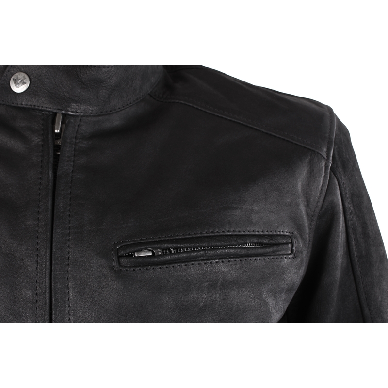 Motorradjacke RSA Daytona Mattschwarz - II. Qualität Ausverkauf
