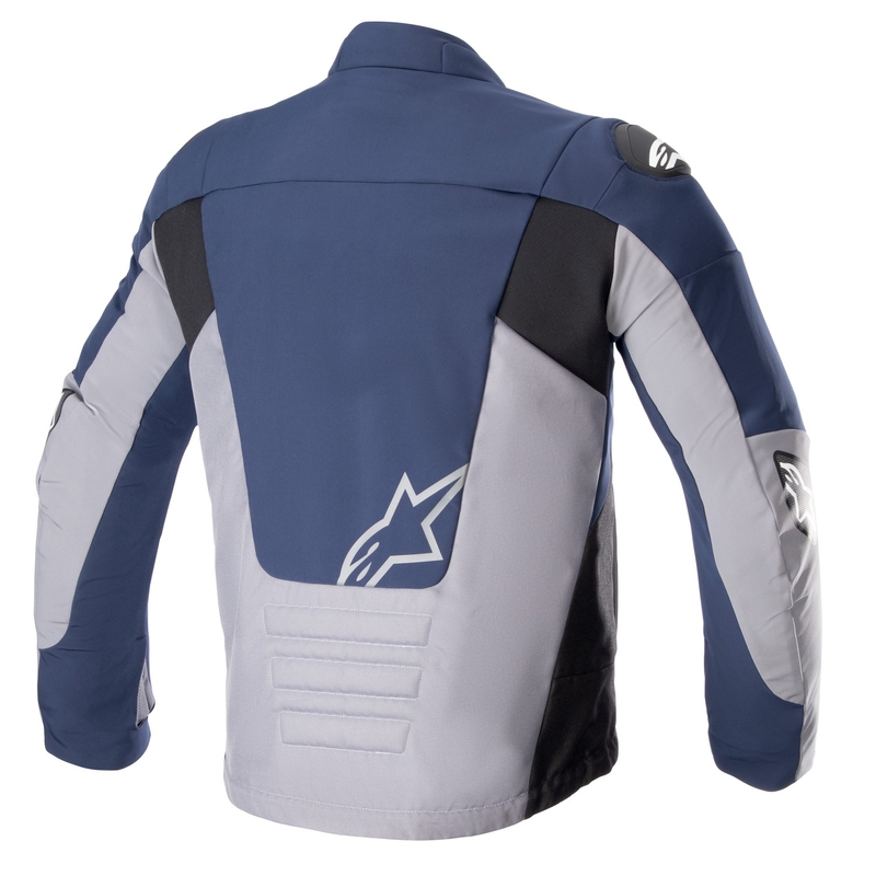 Alpinestars SMX Wasserdichte Motorradjacke dunkelblau-grau