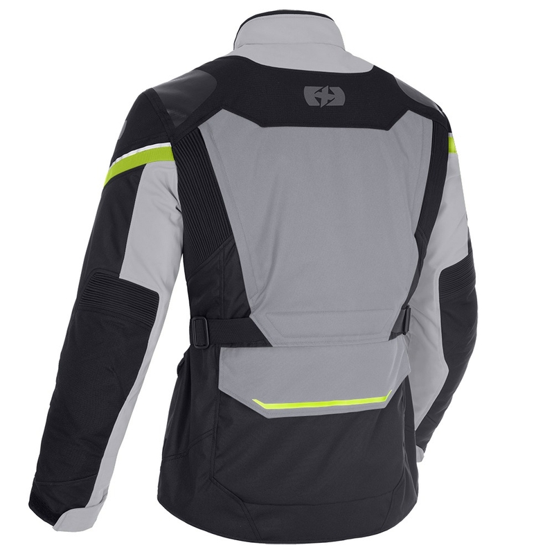 Oxford Montreal 4.0 DRY2DRY™ Schwarz-Grau-Fluo Gelbe Motorradjacke