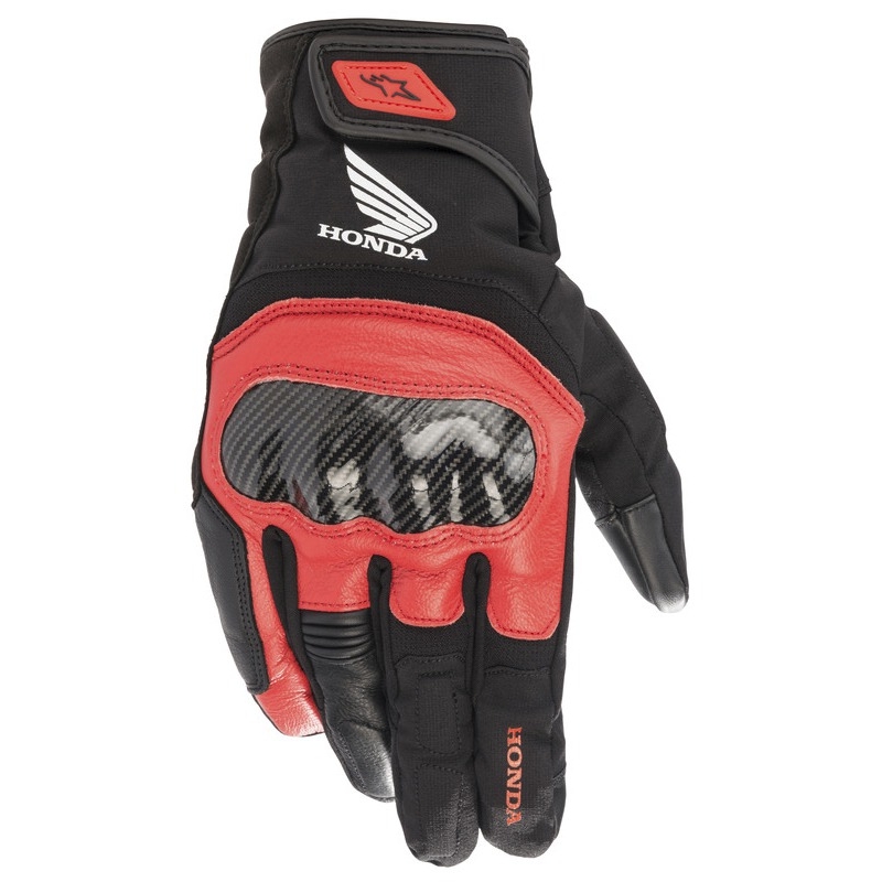 Alpinestars SMX Z Drystar Honda Motorradhandschuhe schwarz-rot