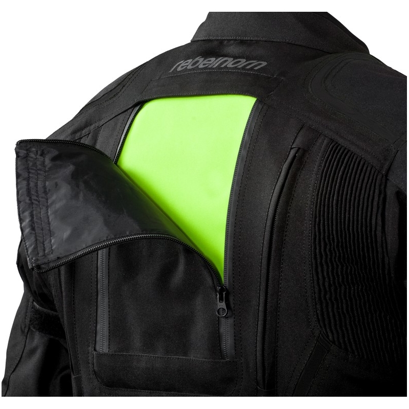 Moto Jacke Rebelhorn Hiker II schwarz sale Ausverkauf