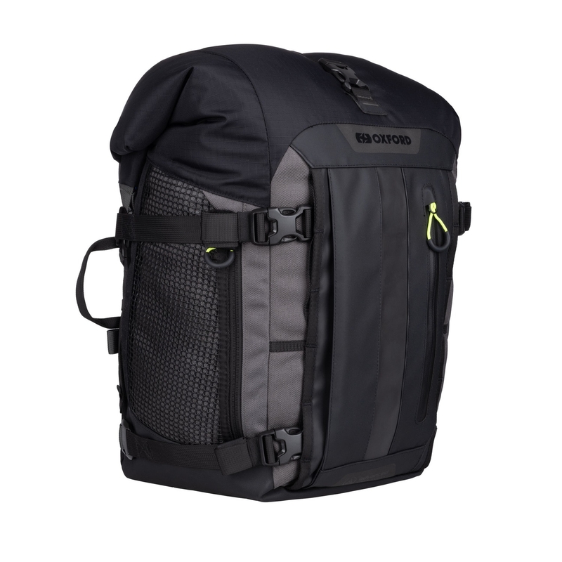 Motorradtasche für den Beifahrersitz Oxford Atlas T-30 Advanced Tourpack 30 l grau