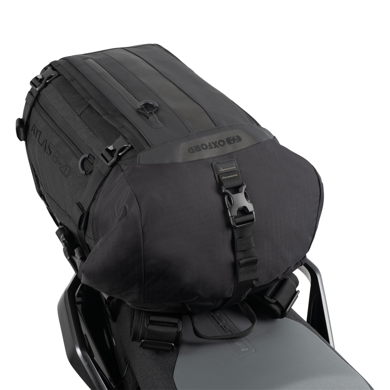 Motorradtasche Oxford Atlas B-20 Advanced Rucksack 20 l schwarz