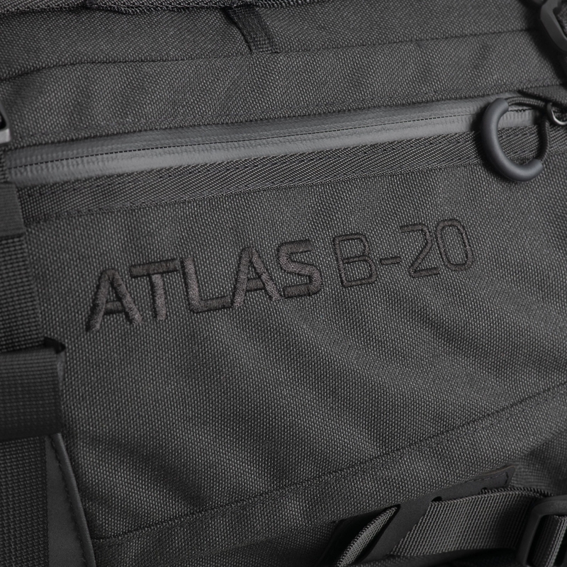 Motorradtasche Oxford Atlas B-20 Advanced Rucksack 20 l schwarz