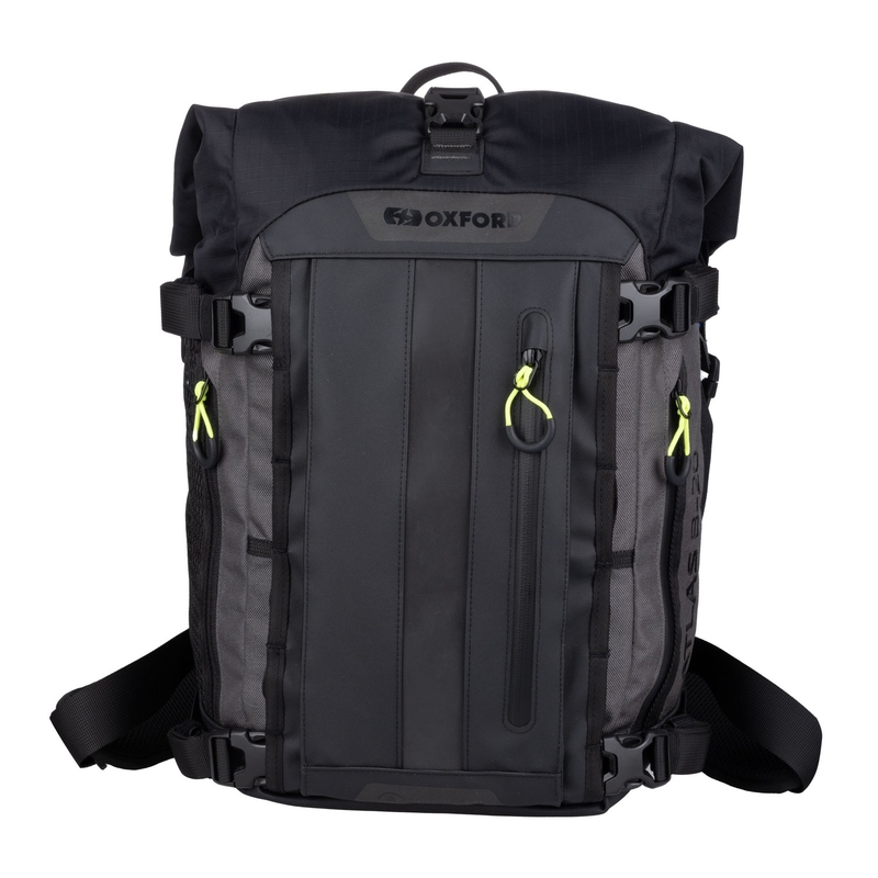Motorradtasche Oxford Atlas B-20 Advanced Rucksack 20 l grau