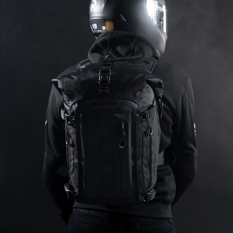 Motorradtasche Oxford Atlas B-20 Advanced Rucksack 20 l grau