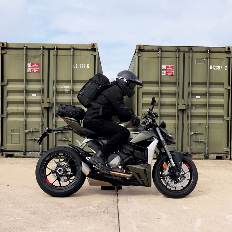 Motorradtasche Oxford Atlas B-20 Advanced Rucksack 20 l grau