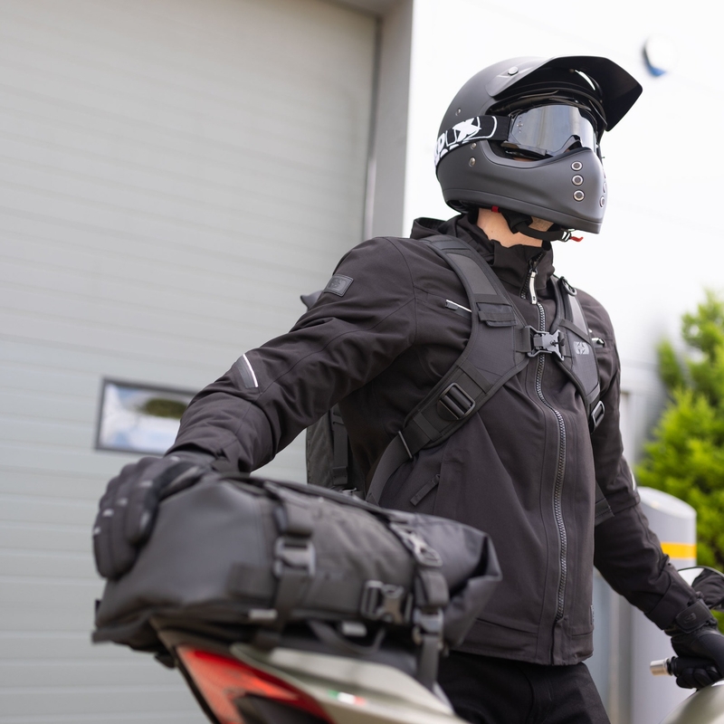 Motorradtasche Oxford Atlas B-20 Advanced Rucksack 20 l grau
