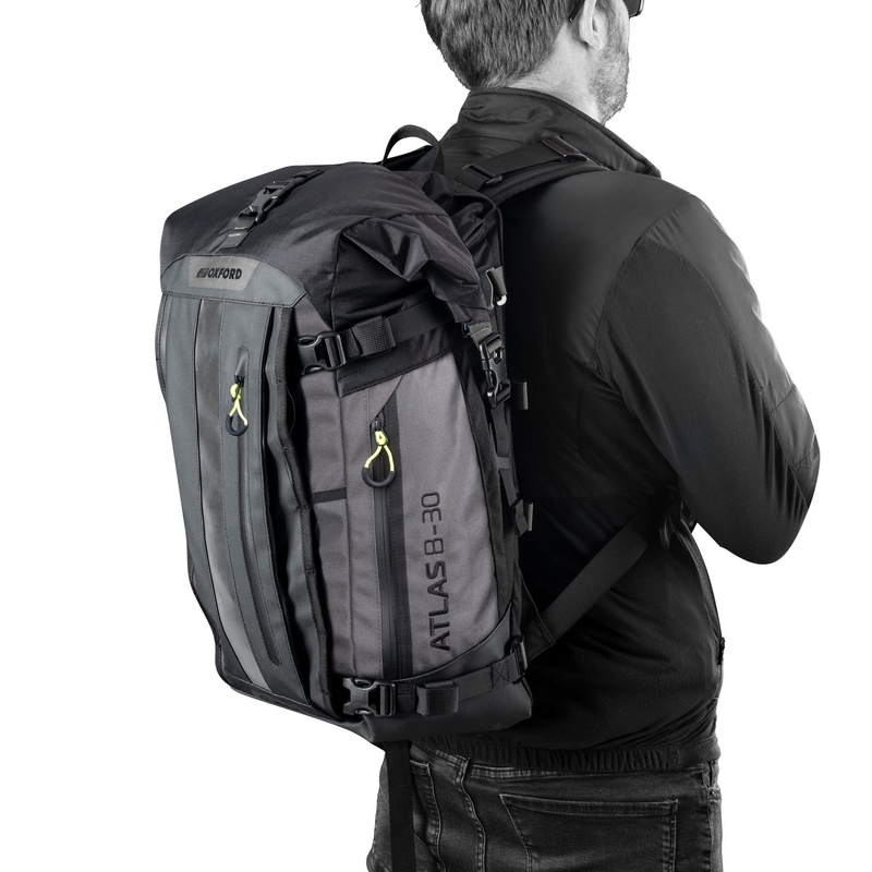 Motorradtasche Oxford Atlas B-30 Advanced Rucksack 30 l schwarz