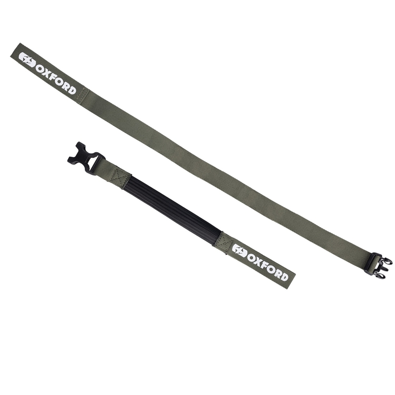 Gepäckgurte Oxford Atlas B-Clip 2 Stück grün 26 mm x 2 m