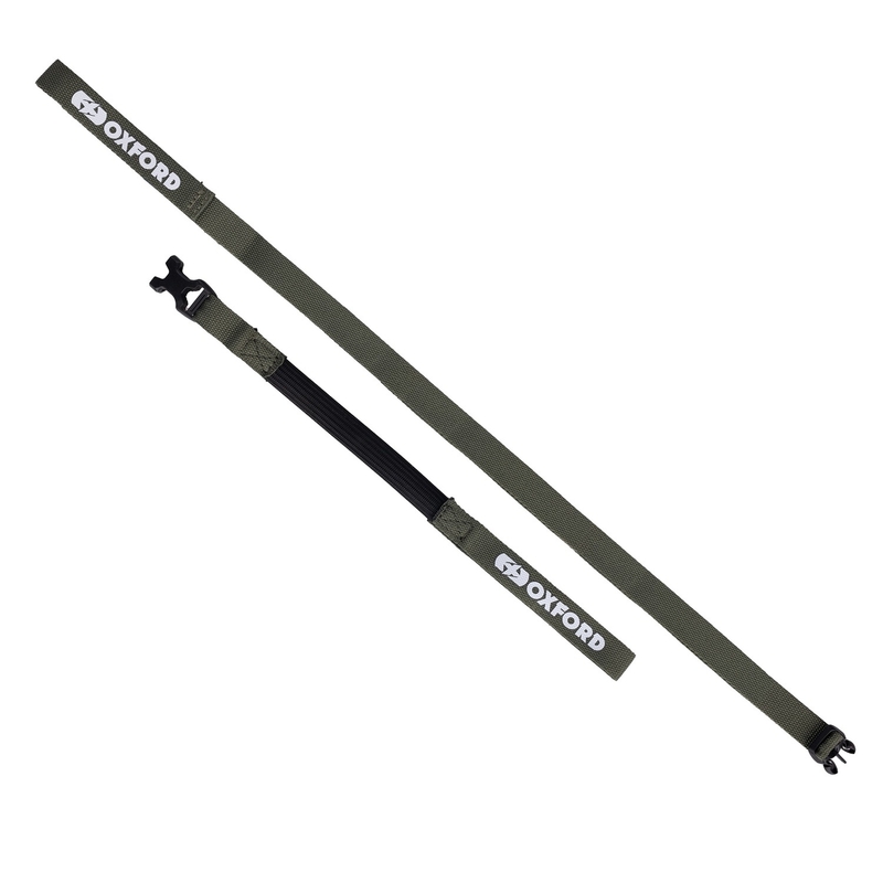 Gepäckgurte Oxford Atlas B-Clip 2 Stück grün 17 mm x 2 m Ausverkauf