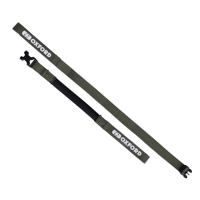 Gepäckgurte Oxford Atlas B-Clip 2 Stück grün 17 mm x 1,2 m