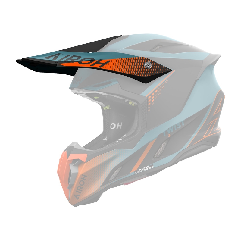 Visier für Airoh Twist 3 Shard Helm orange glänzend