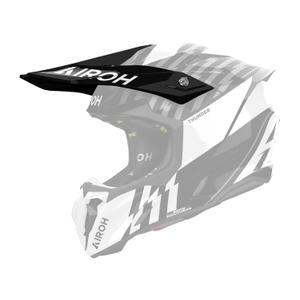 Visier für Airoh Twist 3 Thunder schwarz-weiß glänzender Helm