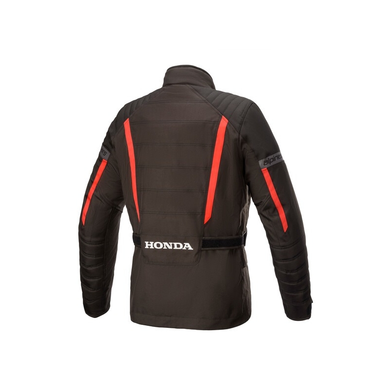 Motorradjacke Alpinestars Gravity Drystar Honda-Kollektion schwarz-rot